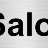 Özarslan Dizayn Salon 10x20 cm Gümüş Renk Metal Yönlendirme Levhası