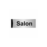 Özarslan Dizayn Salon 7x20 cm Gümüş Renk Metal Yönlendirme Levhası