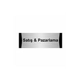 Özarslan Dizayn Satış ve Pazarlama 5x20 cm Gümüş Renk Metal Yönlendirme Levhası