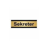 Özarslan Dizayn Sekreter 5x20 cm Altın Renk Metal Yönlendirme Levhası