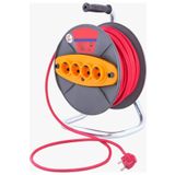 ozaslan Seyyar Çoklu Makaralı Uzatma Ara Kablosu 3*2.5 Mm (kalın) Işıklı 50 Metre