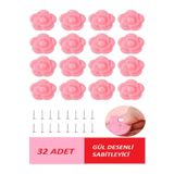 Özasya AVM 32 Adet Gül Desenli Yorgan Kılıfı ve Çarşaf Tutucu Sabitleyici Kaydırmaz Nevresim Örtü Düzenleyici