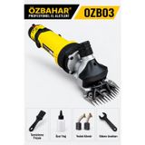 Özbahar OZB03 320W Elektrikli Profesyonel Koyun Kırkma Makinesi – 2400 dev/dk, Beyuhan Bıçak, Yedek