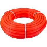 Özbalban 50 Metre Silikonlu Pvc Bahçe Çeşme Sulama Hortumu 11/2 ( 50 'lik )Kırmızı