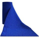Özbalban Kıvırcık Paspas Kaymaz Paspas 14 mm Mavi Yolluk Antibakteriyal Hijyenik - 100 x 500 cm