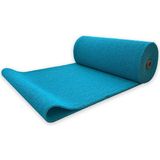 Özbalban Kıvırcık Paspas Kaymaz Paspas 14 mm Turkuaz Yolluk Antibakteriyal Hijyenik - 100 x 700 cm