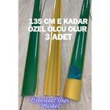 özbereketyapimarket Alüminyum Bantlı Kapı Eşik Profili / Kapı Altı Çitası/parke Çıtası ALTIN 135 CM KADAR ÖZEL ÖLÇÜ 3 AD