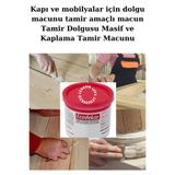 özbereketyapimarket Beyaz Ahşap Kapı Tamiri Mobilya Tamir Ve Dolgu Macunu Çizik Giderici Boşluk Doldurucu 200 gr