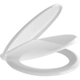 Özbest Amortisörlü Klozet Kapağı Plastik Yavaş Kapanan Özellik ile Estetik ve Konfor - Beyaz
