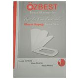 ÖZBEST Kare Tasarımlı Sıfır Amortisörlü Klozet Kapağı, Şık ve Kullanışlı Tasarım