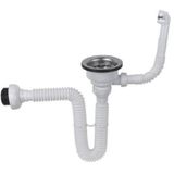Özbest Körüklü Taşmalı Çöpmak Lavabo Sifonu