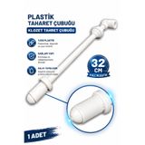 Özbest Plastik Taharet Çubuğu Klozet Tahret Çubuğu 32 cm Ful Plastik 1 Adet