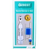Özbest Su Tasarruflu Basmalı Klozet Rezervuar Iç Takımı - Uyumlu ve Dayanıklı ( Lisinya ) - Çok Renkli