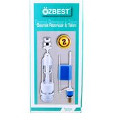 Ozbest Su Tasarruflu Basmali Klozet Rezervuar Ic Takimi - Uyumlu Ve Dayanikli