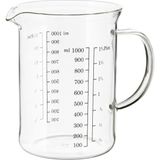 Özbience 1 Litre Cam Ölçekli Ölçü Kabı, Mikrodalga ve Isıya Dayanıklı - Altın