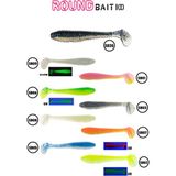 Özbience 100MM Round Bait Silikon Balık Yemi, Dayanıklı ve Esnek Döküm Malzeme - Altın - Seçenek 1