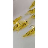Özbience 10'lu Gerçekçi Karides Yapay Yem, 4 Cm, Silikon Balık Avı Yemi - Altın - Seçenek 1