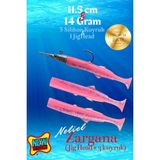 Özbience 11.5 cm 14 gr Jig Head Silikon Zargana Suni Balık Sahte Yem - Ahşap - Ceviz - Seçenek 1