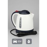 Özbience 12V Hafif Ticari Araçlar Için Taşınabilir Kettle - Ahşap - Beyaz