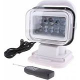 Özbience 12V Uzaktan Kumandalı LED Projektör, Tekne ve Açık Alan Kullanımı - Ahşap