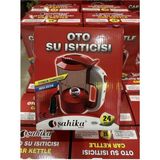 Özbience 24V Oto Su Isıtıcısı Kettle 500ML, Pratik ve Güçlü Karavan Aksesuarı - Altın - Turkuaz