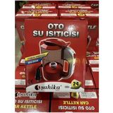 Özbience 24V Oto Su Isıtıcısı Kettle 500ML, Pratik ve Güçlü Kullanım - Altın - Turkuaz
