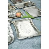 Özbience 25 cm Paslanmaz Metal Kahve Sunum Tepsisi, Gümüş Kaplama - Altın - Gümüş - Bakır - Seçenek 1