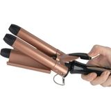 Özbience 25MM Su Dalgası Saç Maşası Türkiye Garantili 210°C 220-240V - Ahşap - Seçenek 1