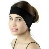 Özbience 2'li Siyah Unisex Kepçe Kulak Bandı, Konfor ve Şıklık Sağlar - Seçenek 1