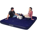 Özbience 3-4 Kişilik Şişme Kamp Yatak 203X183X25CM, Rahat ve Pratik Kullanım - Seçenek 1 - Ahşap - Ceviz