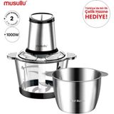 Özbience 3 Litre Doğrayıcı ile Pratik ve Hızlı Hazırlık - Altın - Gri