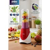 Özbience 300W Smoothie Blender ve 570 ml Paslanmaz Çelik Matara Kırmızı - Altın - Turkuaz