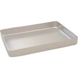 Özbience 35X45 cm Alüminyum Baklava ve Börek Tepsisi, 4 cm Derinlik - Ahşap - Bej - Seçenek 1