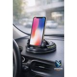 Özbience 360° Dönebilen Araç Telefon Tutucu, Numaratörlü ve Yapışkanlı Kokpit Tutucu - Seçenek 1 - Ahşap