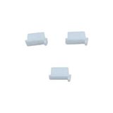 Özbience 3'lü Beyaz USB Port Koruyucu Tıpa, Toz ve Kir Önleyici, Silikon Set - 0019 Bej - Seçenek 1