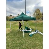 Özbience 3x3 Gazeebo Çardak Şeffaf Perde ile Huzurlu Açık Alan Keyfi - Ahşap