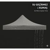 Özbience 3x3 Mönü Güneşlik Tente Kumaşı, Dayanıklı ve Şık Tasarım - Altın - Gri