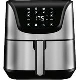 Özbience 5.5l Inox Airfryer Yağsız Fritöz Dokunmatik Ekran 1700W - Altın - Gri