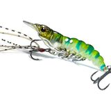 Özbience 5 Gr, 5 cm Vibrasyon Aksiyonlu Metal Karides Jig Balık Avı Aleti - Ahşap - Seçenek 1