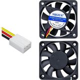 Özbience 60X60X15MM 24V Fırçasız Dc Fan, 3 Pin, Güçlü ve Sessiz Soğutma - 0 RH (+) Siyah - Seçenek 1