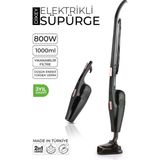 Özbience 800W Kablolu Toz Torbasız Dikey Süpürge, Siyah, 3 Yıl Garanti - Antrasit - Seçenek 1
