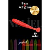 Özbience 9cm Silikon Balık Yemi, Sahte Balık Yemi, Yapay Balık Yemi - Altın - Seçenek 1