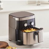 Özbience 9l Geniş Hacimli Çok Fonksiyonlu Airfryer, Sağlıklı ve Pratik Pişirme - Amber