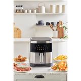 Özbience 9l Smart Color Screen Inox Airfryer, Geniş Hazne, Modern Tasarım - Altın - Gri