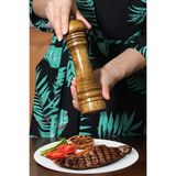Özbience Ahşap Baharat Değirmeni, 21 Cm, Tuz ve Karabiber Öğütücü - Seçenek 1