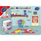 Özbience Ahşap Puzzle Banyo Öğrenme Oyunu Çocuklar Için Eğlenceli Set - Seçenek 1