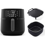 Özbience Airfryer Xxl Uzaktan Bağlantılı, Sağlıklı ve Pratik Pişirme Cihazı - Ahşap - Beyaz