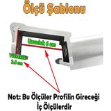 Özbience Alüminyum Balkon Çamaşır Kurutmalık, Parlak Gri, Kare, 6x2.5 cm - Altın - Gri - Seçenek 1