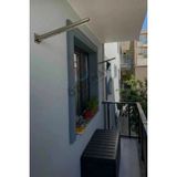 Özbience Alüminyum Balkon Çamaşırlık Kurutma Askısı, Dayanıklı ve Pratik Kullanım - Altın - Seçenek 1