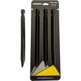 Özbience Alüminyum Çadır Kazığı 18 cm Siyah 4'lü Set - Açık Bej